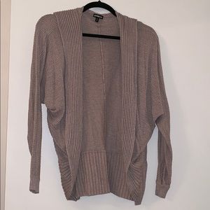 Express cardigan with hood